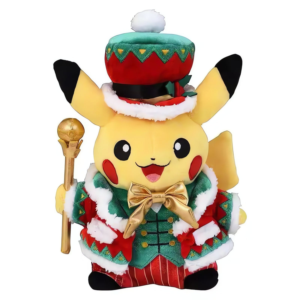 Pikachu Christmas plush toy in festive outfit – Pikachu Limited Edition 4