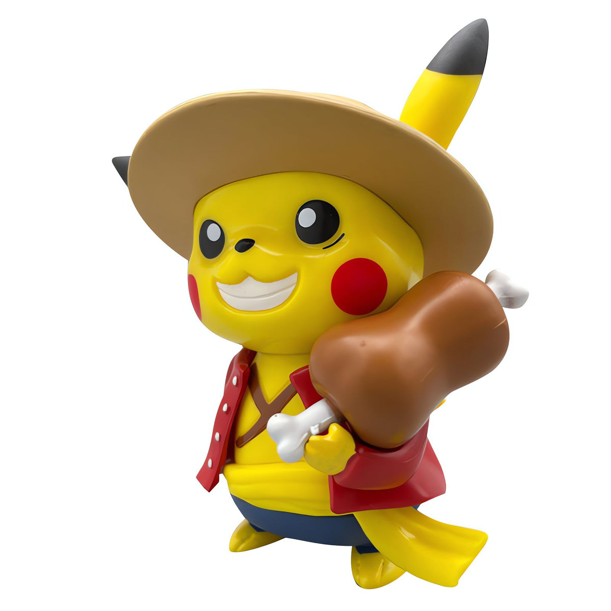 Pikachu cosplay figure in a Monkey D. Luffy outfit – photo 8