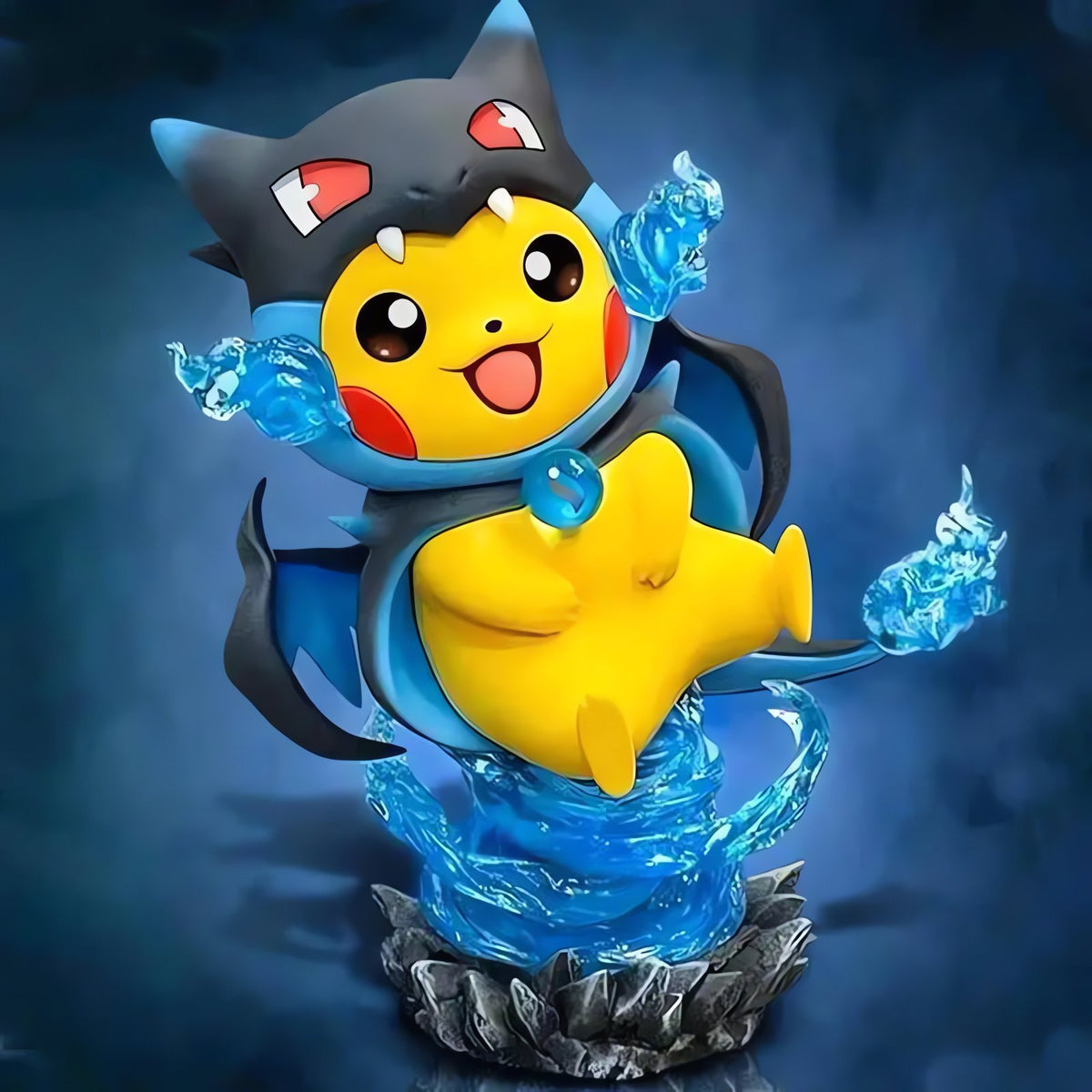 Pikachu cosplay figures in Pokémon costumes – Charizard X