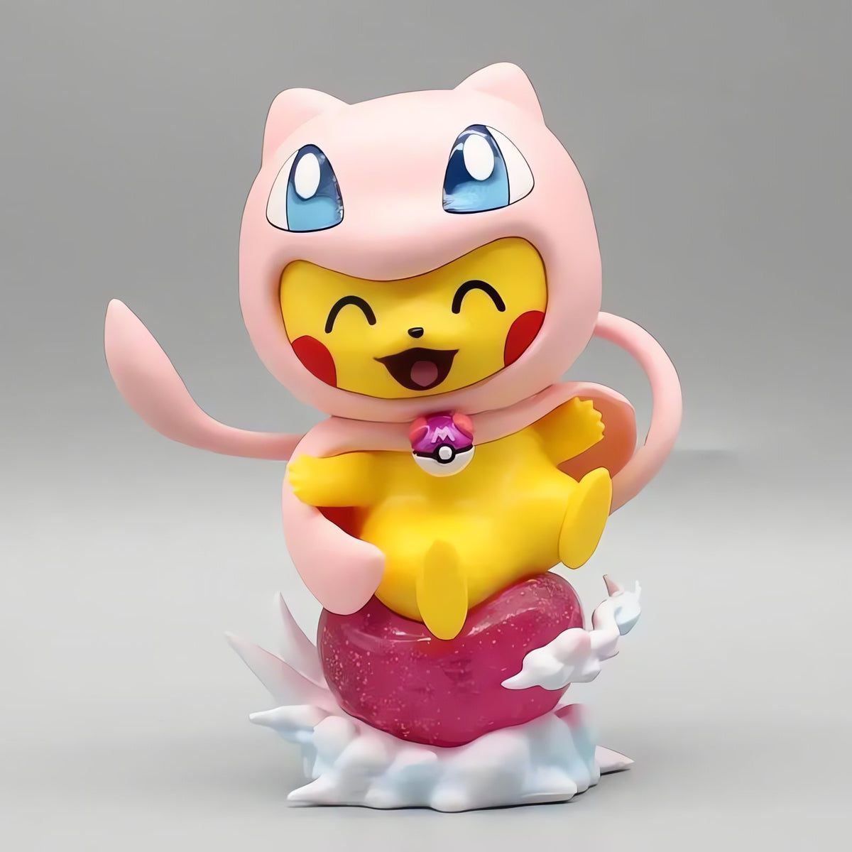 Pikachu cosplay figures in Pokémon costumes – Mew