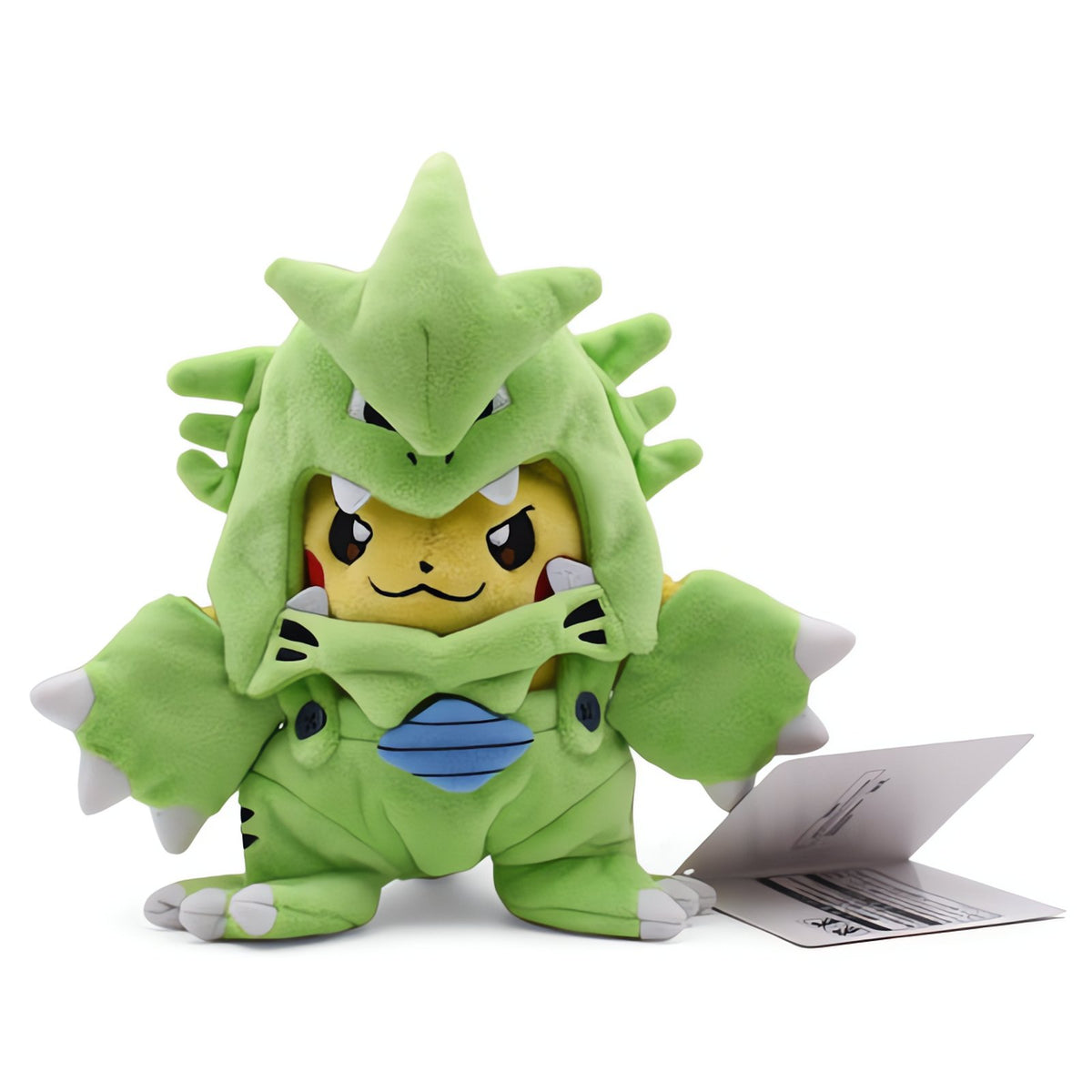 Pikachu cosplay plush toy dressed as Hydreigon or Tyranitar – 18-20cm Tyranitar