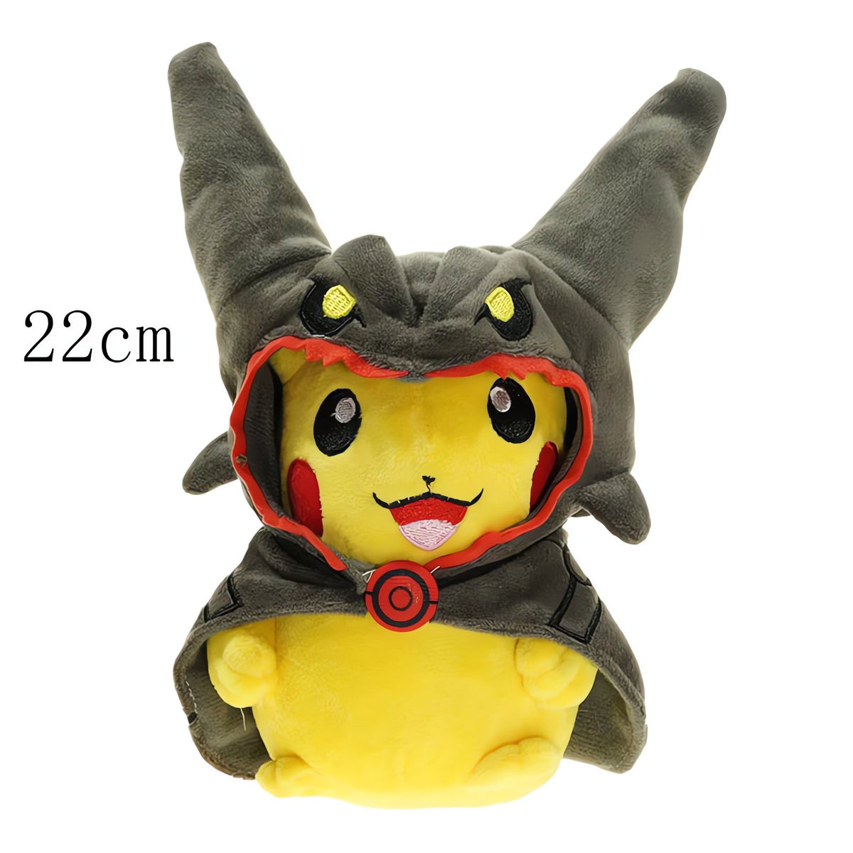 Pikachu cosplay plush toys in Pokémon costumes – Rayquaza Black B 22cm