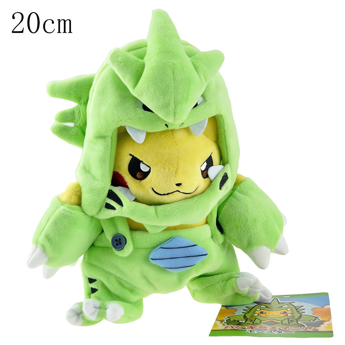 Pikachu cosplay plush toys in Pokémon costumes – Tyranitar 20cm