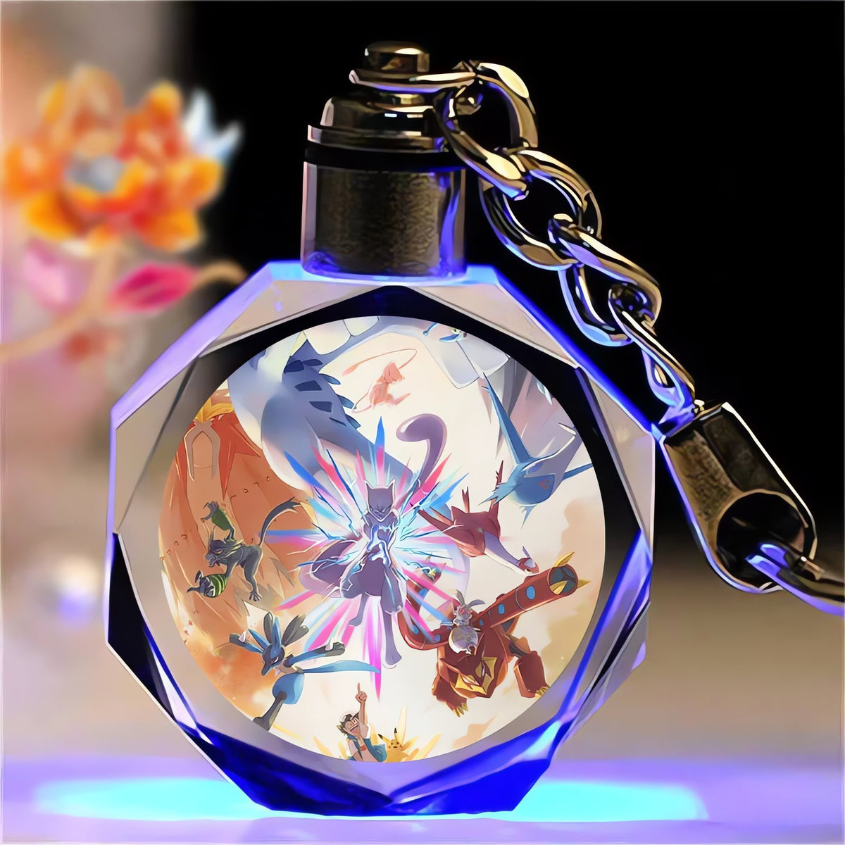 Pikachu crystal keyring – Battle