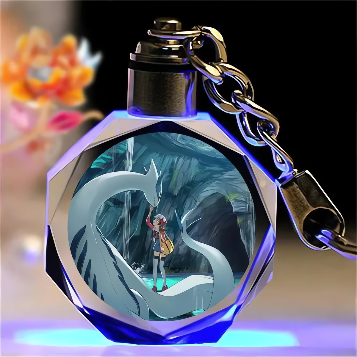 Pikachu crystal keyring – F
