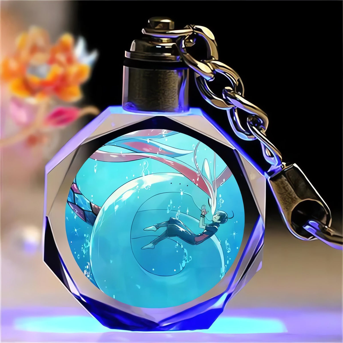 Pikachu crystal keyring – G