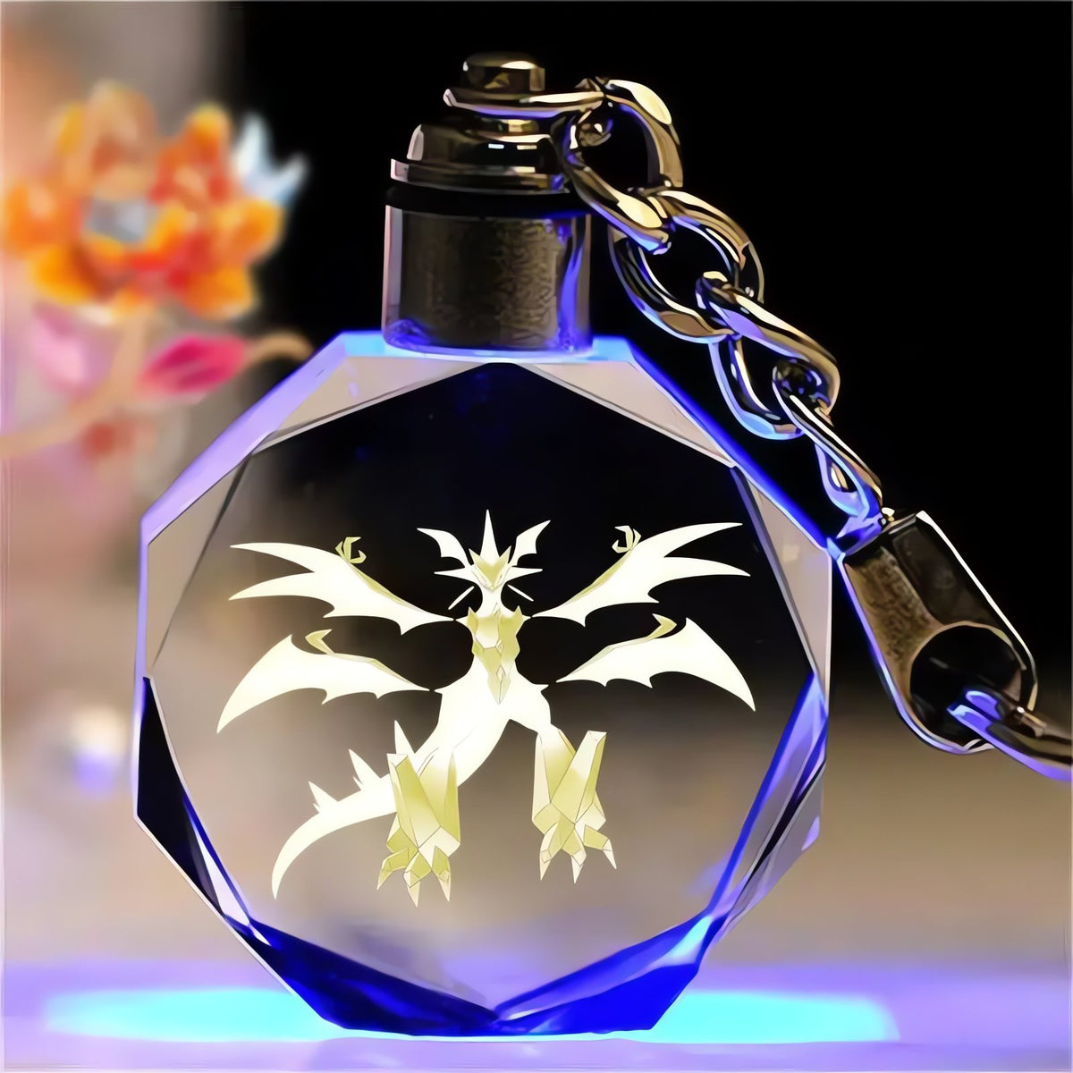 Pikachu crystal keyring – Necrozma