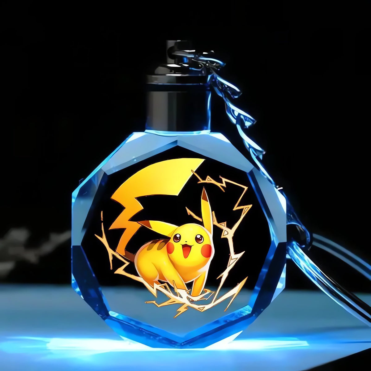 Pikachu crystal keyring – Pikachu 2