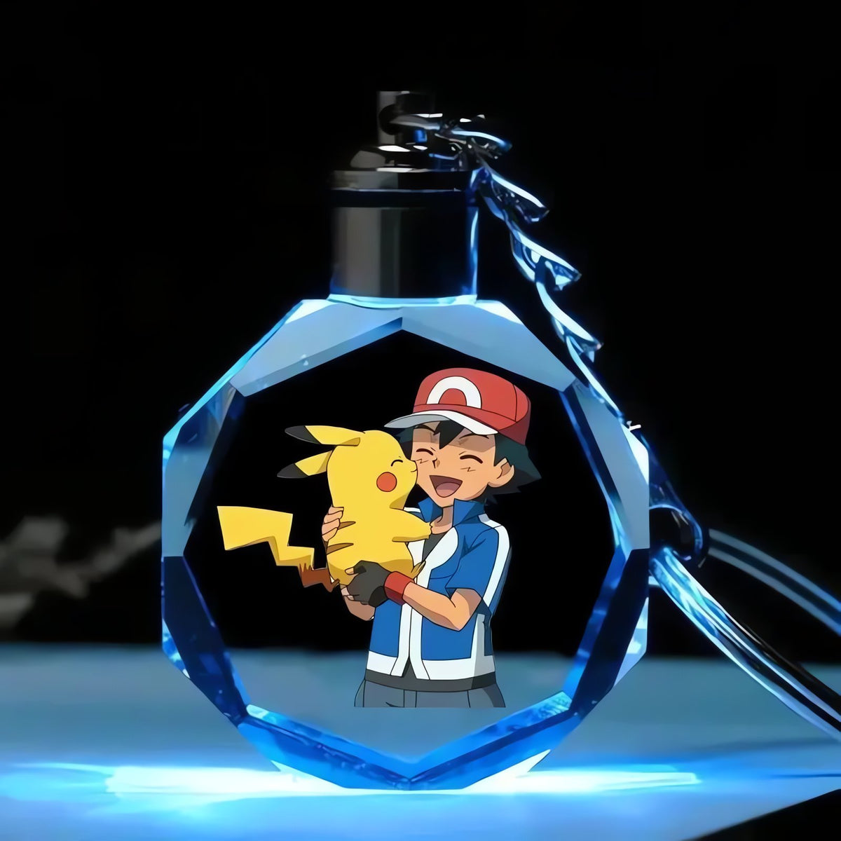 Pikachu crystal keyring – Pikachu 8