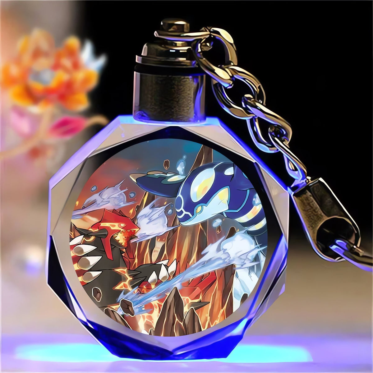 Pikachu crystal keyring – Pokémon Battle