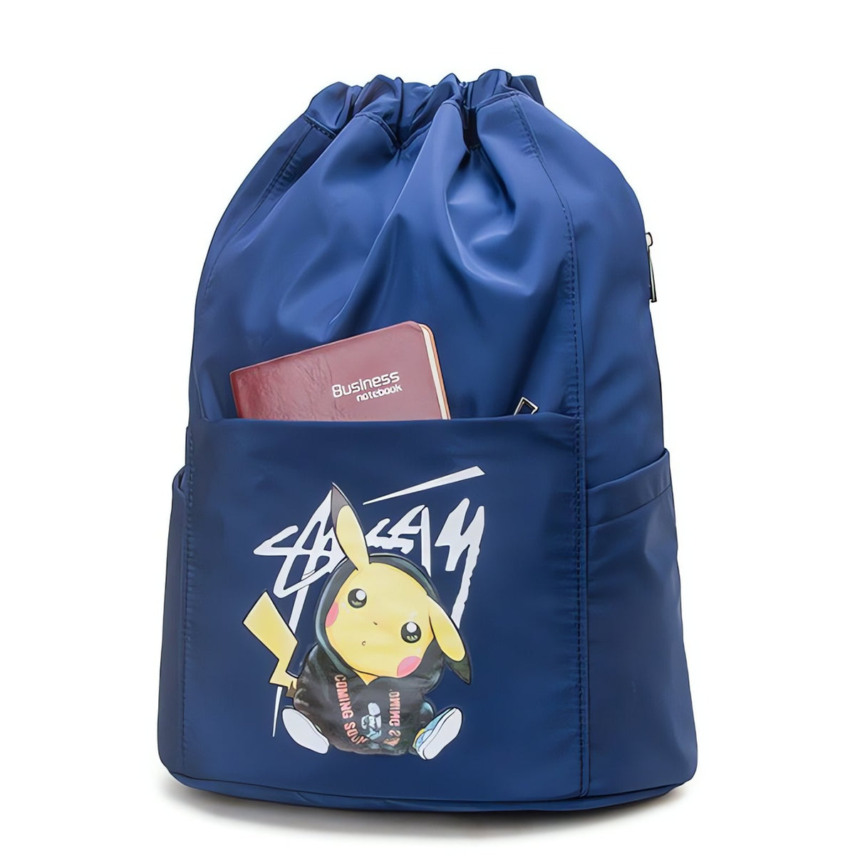 Pikachu drawstring backpack – Blue