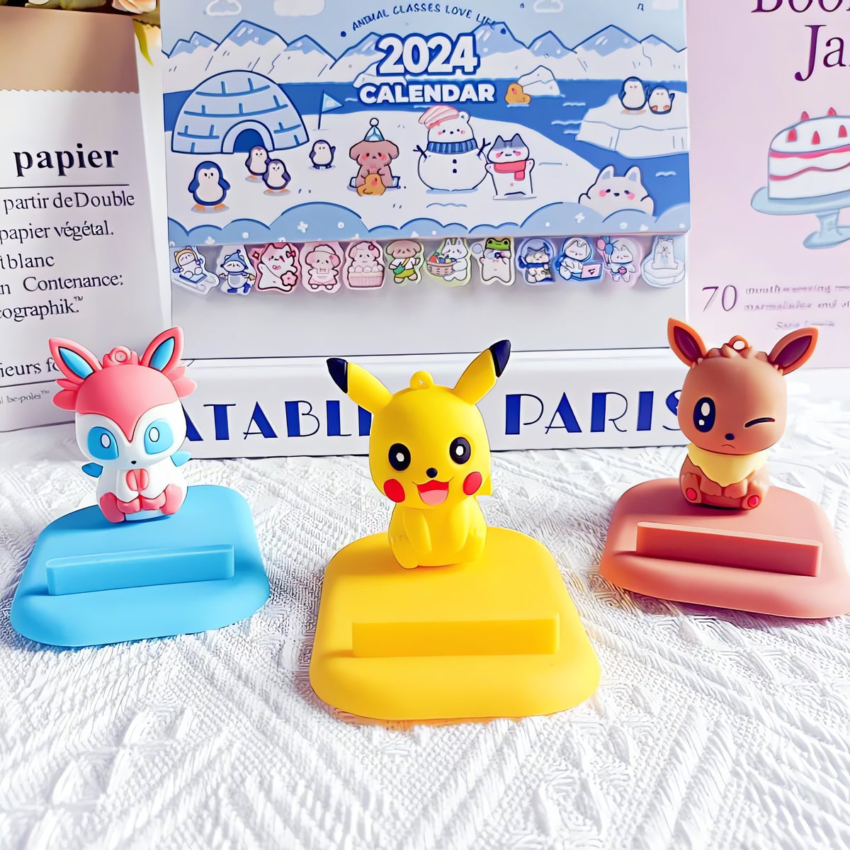 Pikachu and Eevee evolutions Pokémon phone stand – photo 2