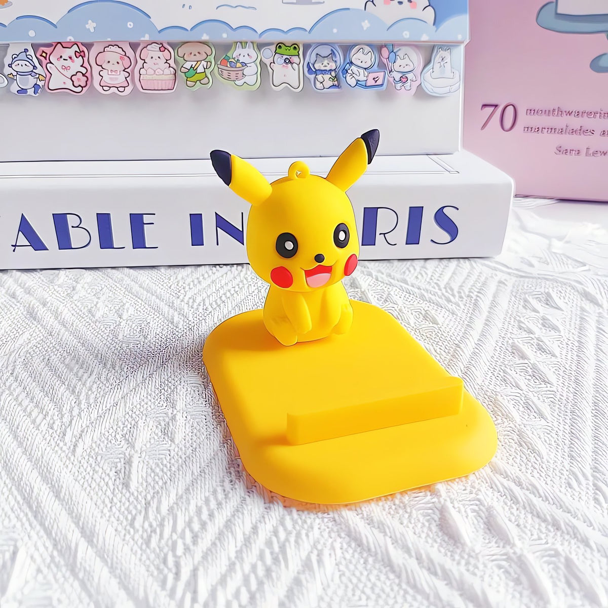 Pikachu and Eevee evolutions Pokémon phone stand – Pikachu