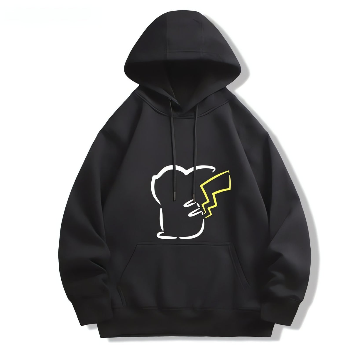 Pikachu and Eevee hoodies – Black Pikachu