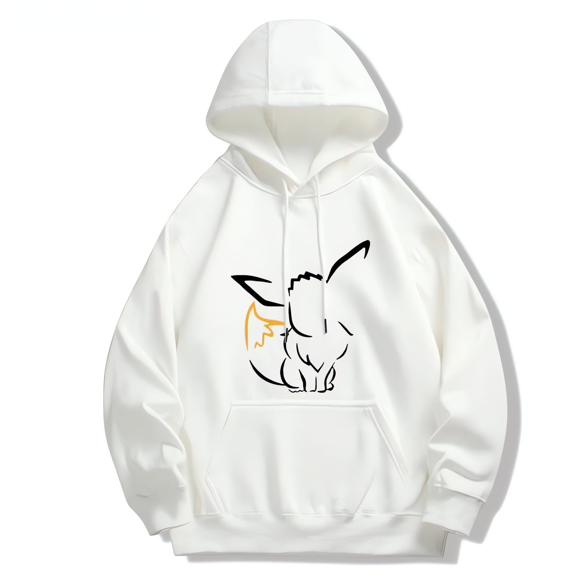 Pikachu and Eevee hoodies – White Eevee