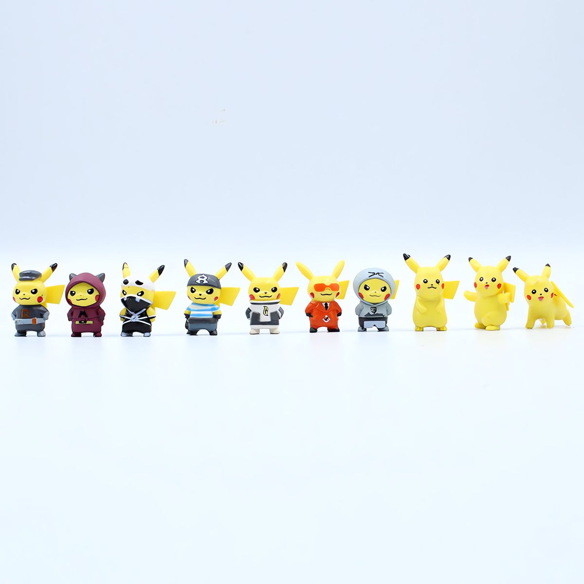 Set of 10 Pikachu mini figures