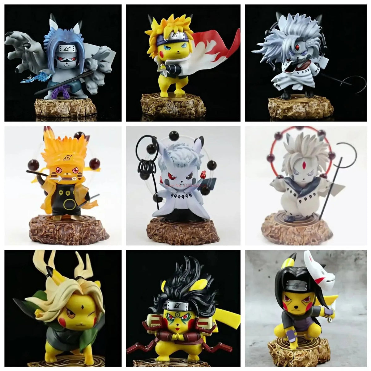 Pikachu figures dressed as ninja characters – photo 2