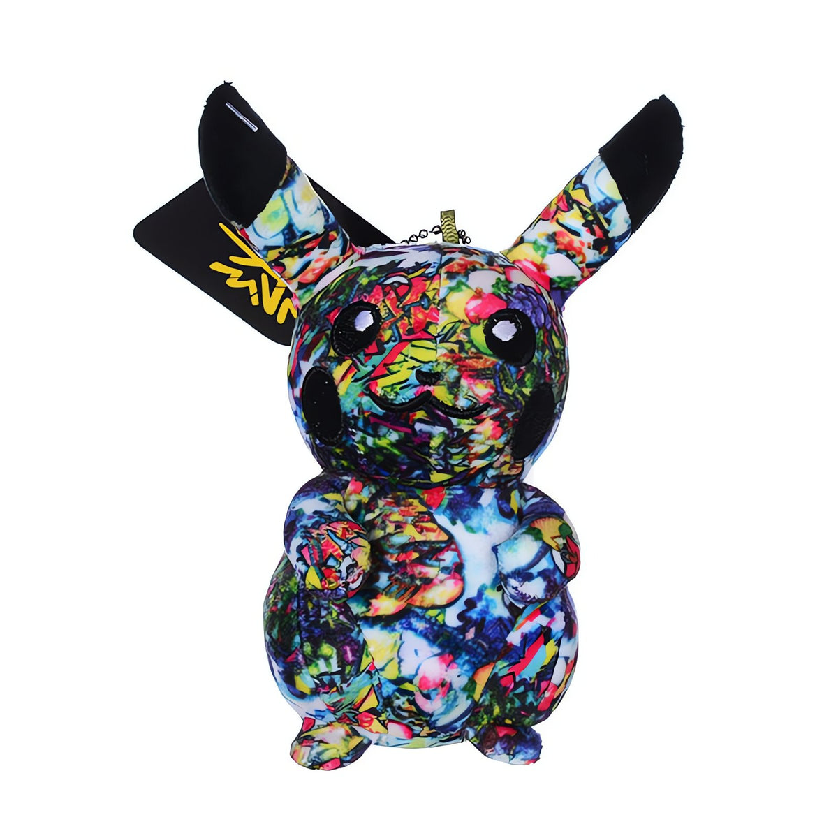 Pikachu graffiti plush toy