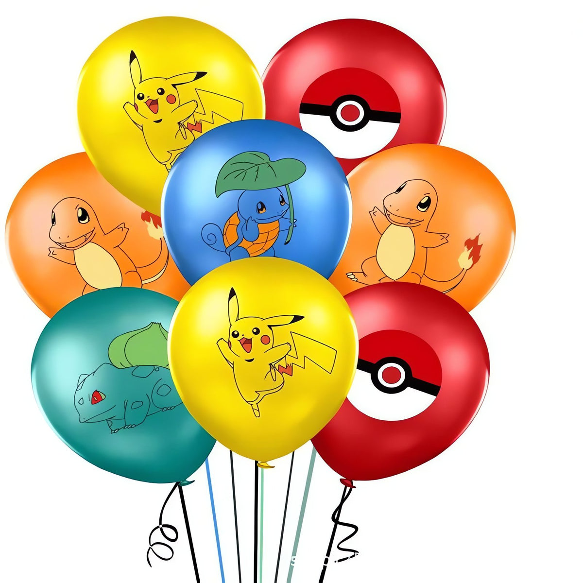Pikachu Happy Birthday balloons – Balloon set 1