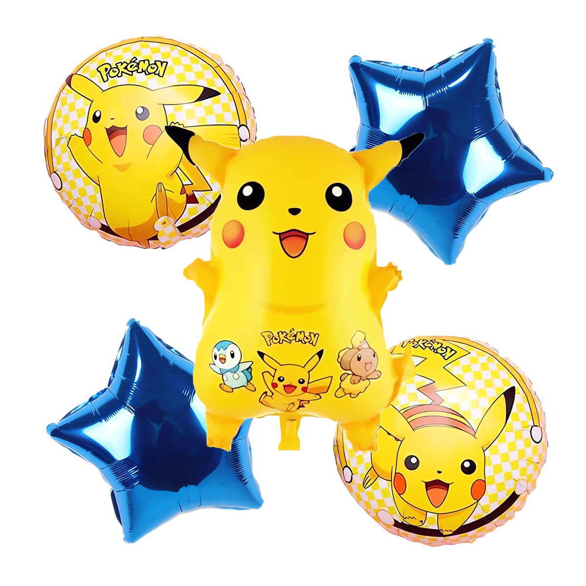 Pikachu Happy Birthday balloons – Balloon set A