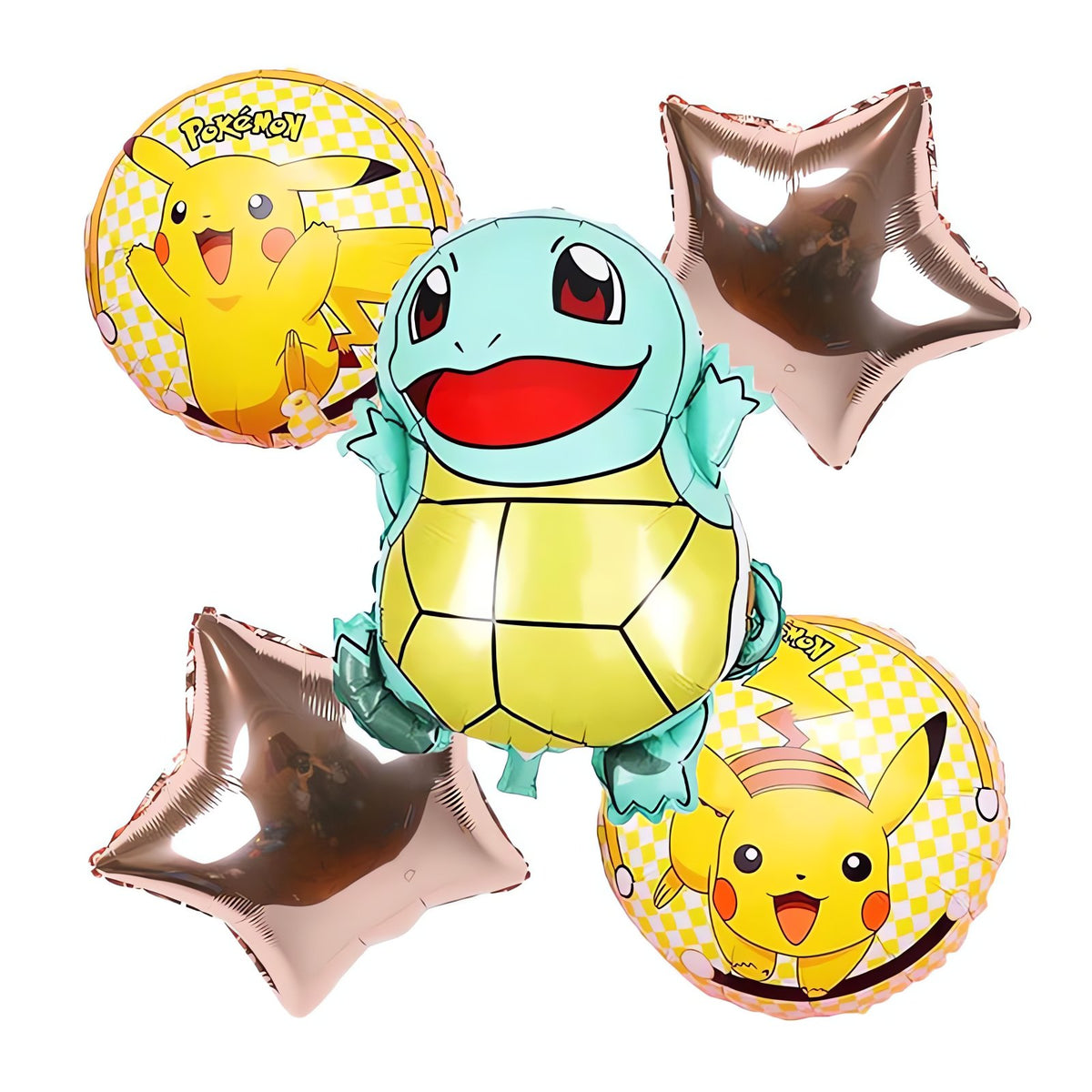 Pikachu Happy Birthday balloons – Balloon set C