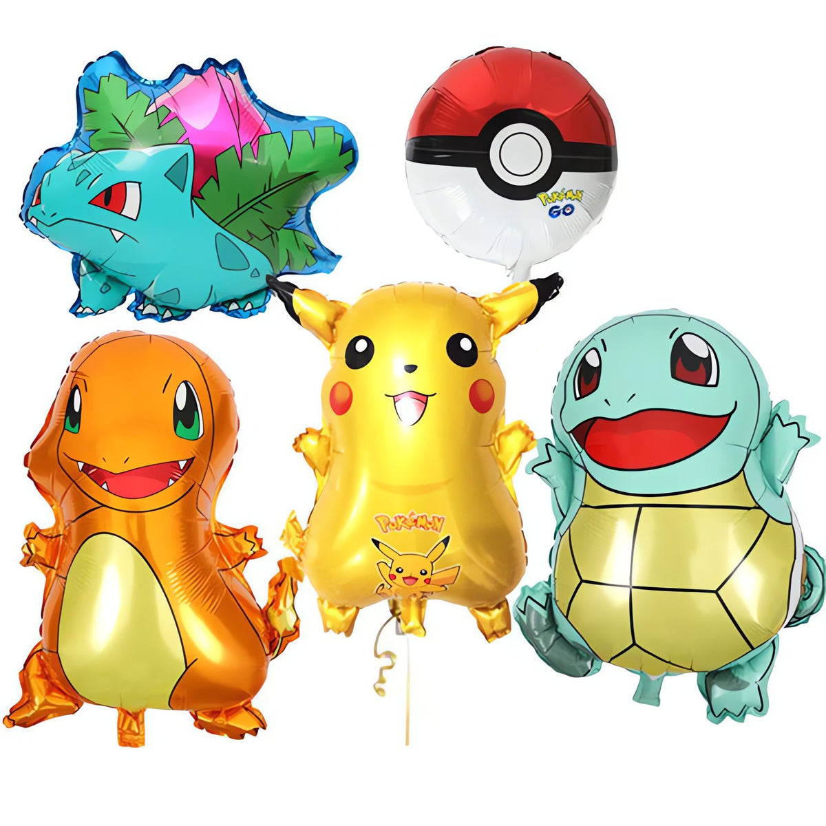 Pikachu Happy Birthday balloons – Balloon set E
