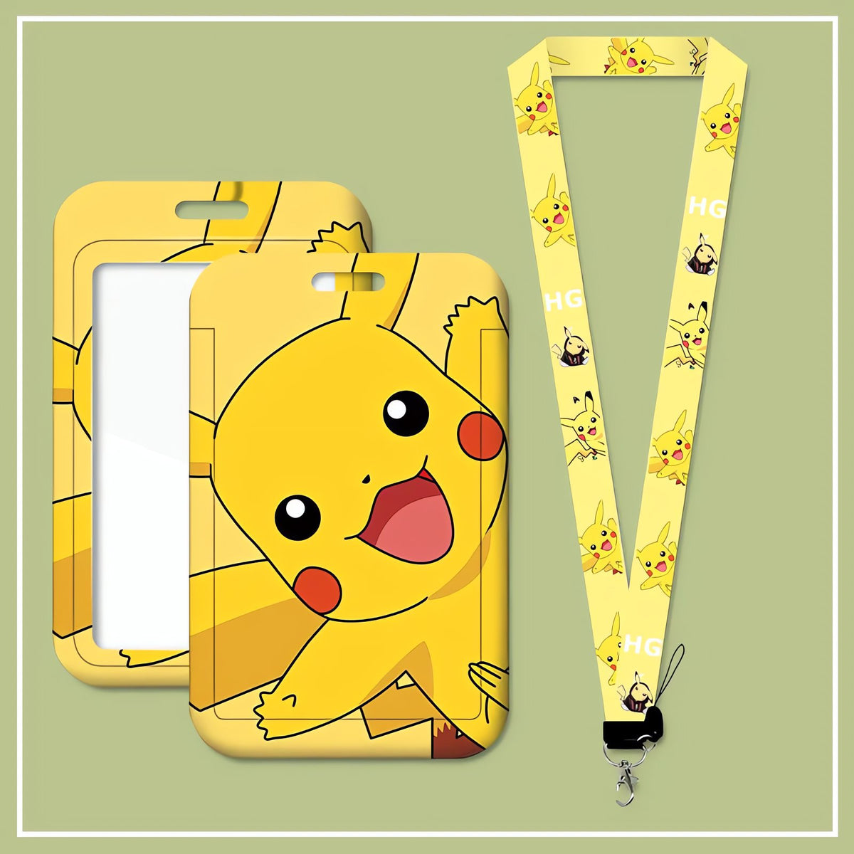 Pikachu ID badge with lanyard – 1
