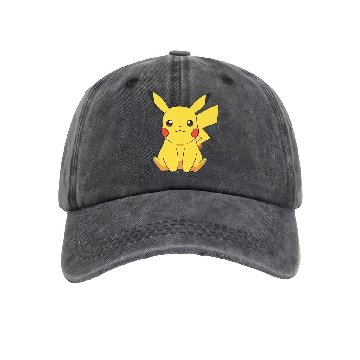 Pikachu kids' denim-look cap