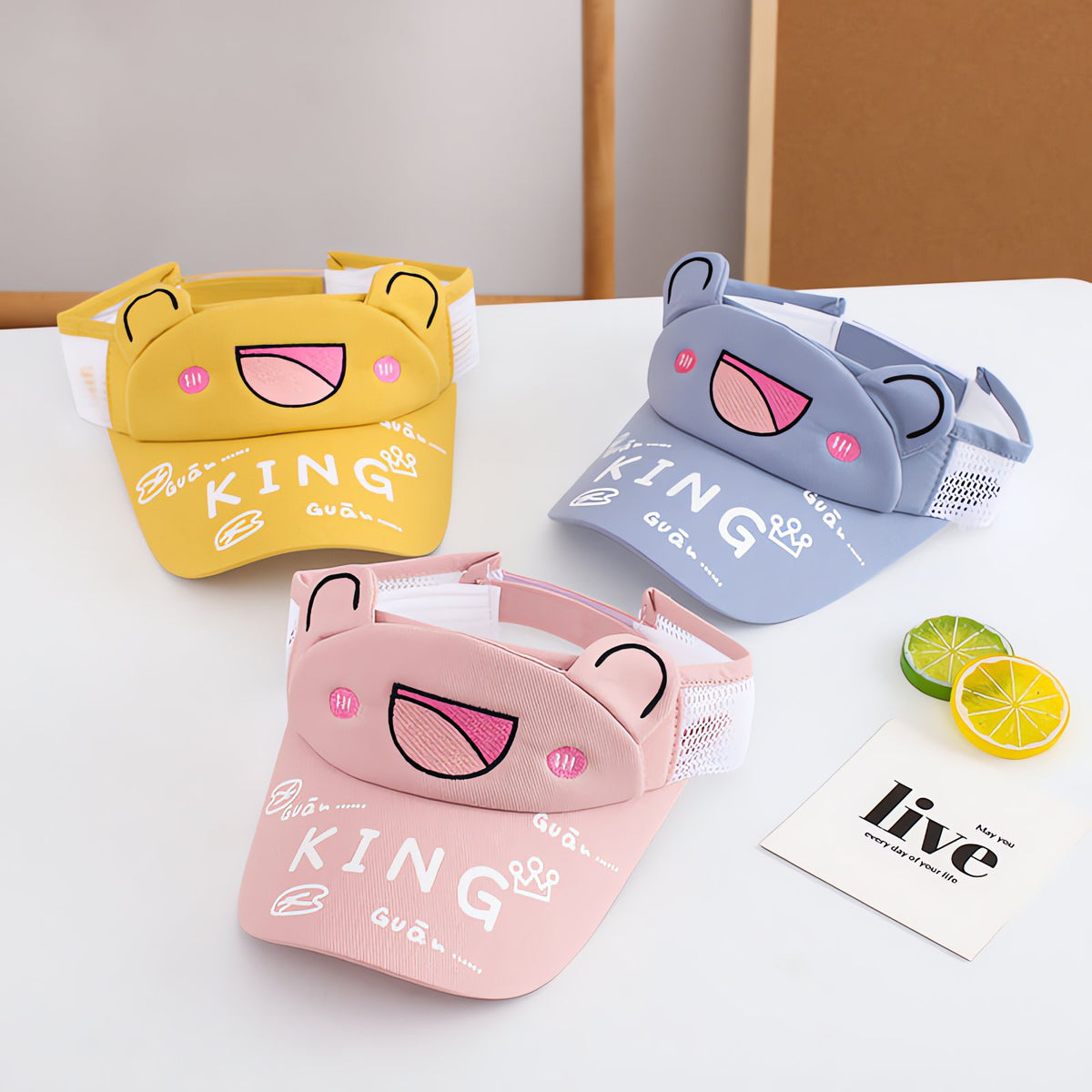 Pikachu kids' sun visor cap with 3D ears – photo 14