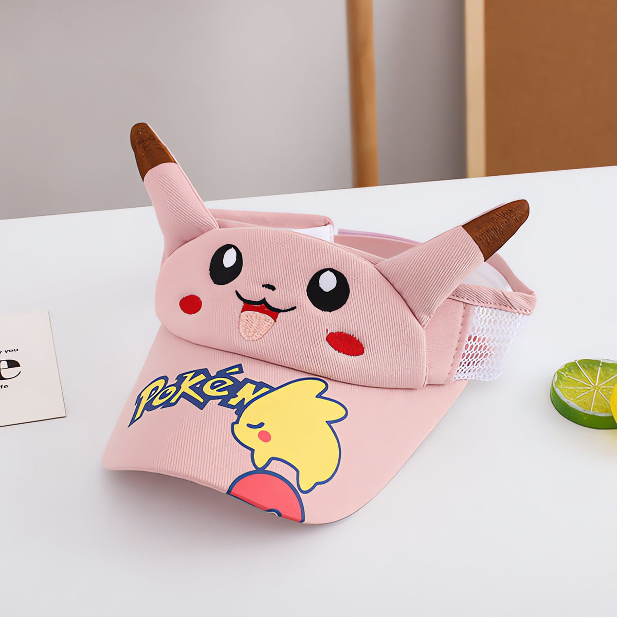 Pikachu kids' sun visor cap with 3D ears – Pokémon 3