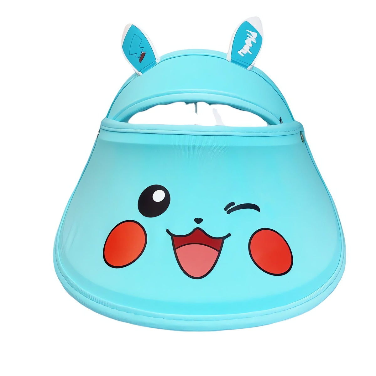 Pikachu visor cap for kids with 3D ears – photo 12