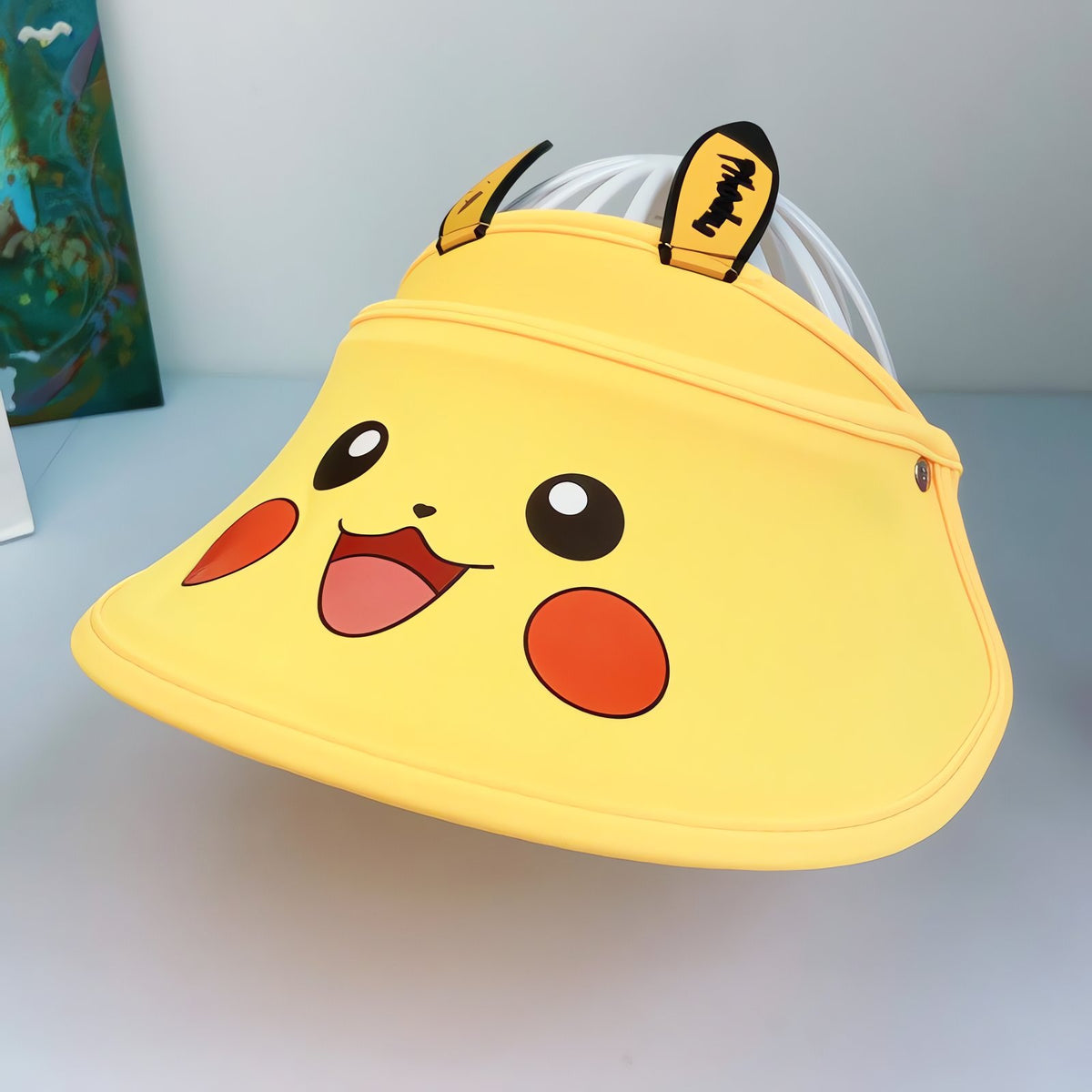 Pikachu visor cap for kids with 3D ears – photo 15