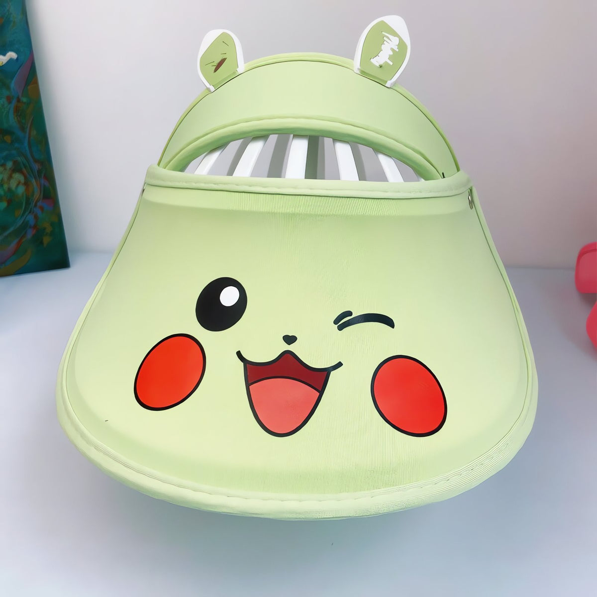 Pikachu visor cap for kids with 3D ears – Pokémon 2
