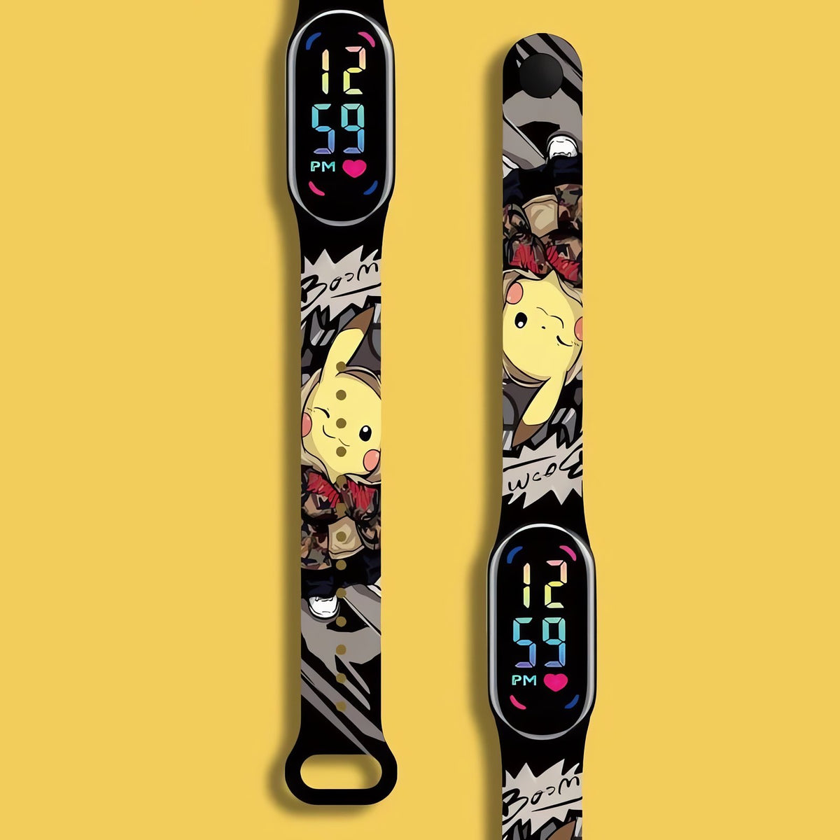 Pikachu kids' wristwatch with colour display – 19