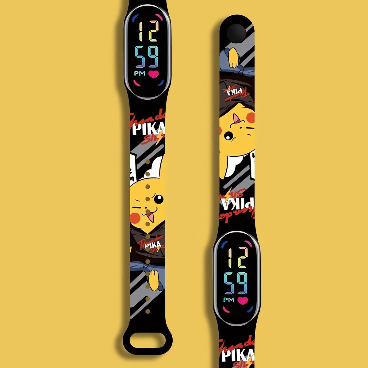 Pikachu kids' wristwatch with colour display – 21