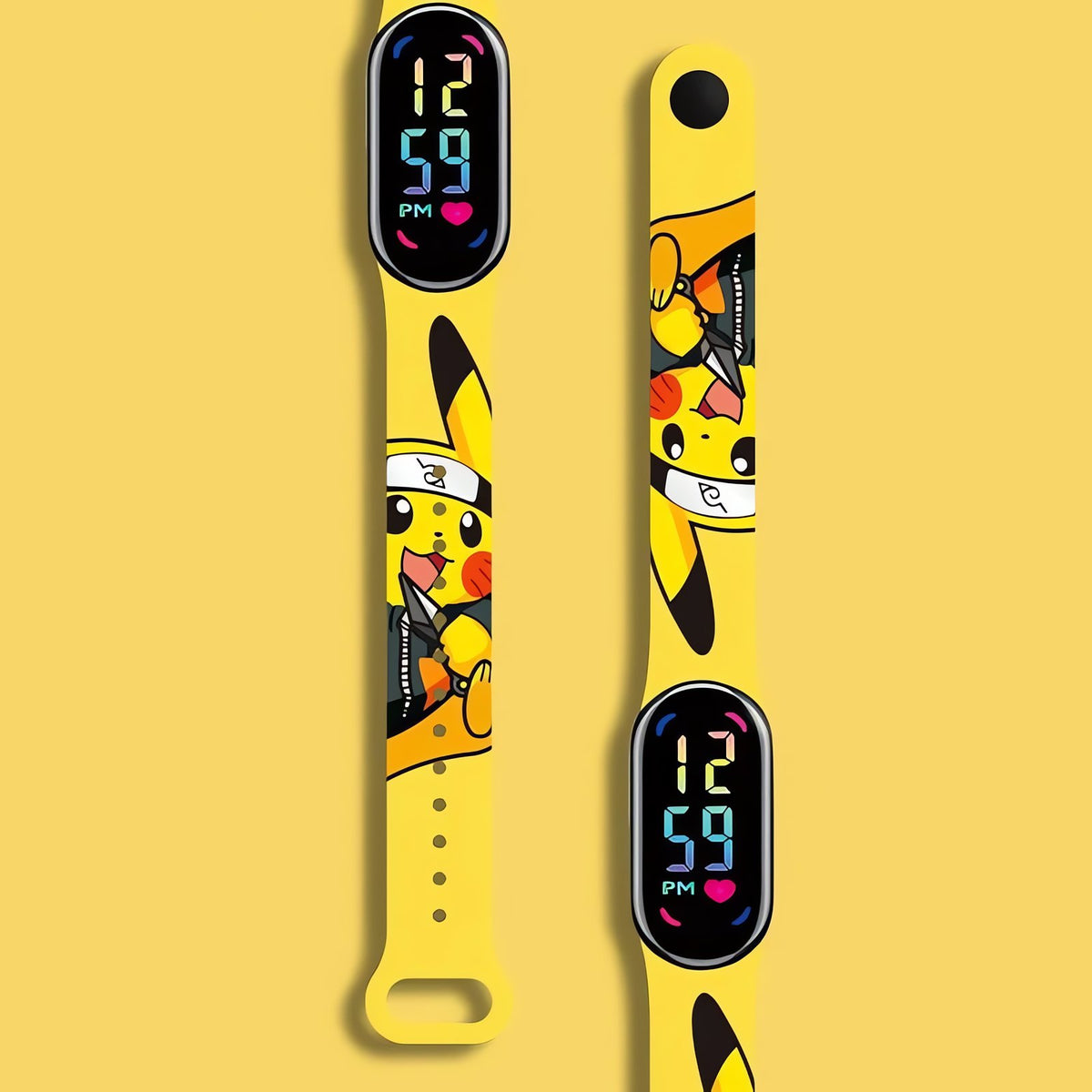Pikachu kids' wristwatch with colour display – 22