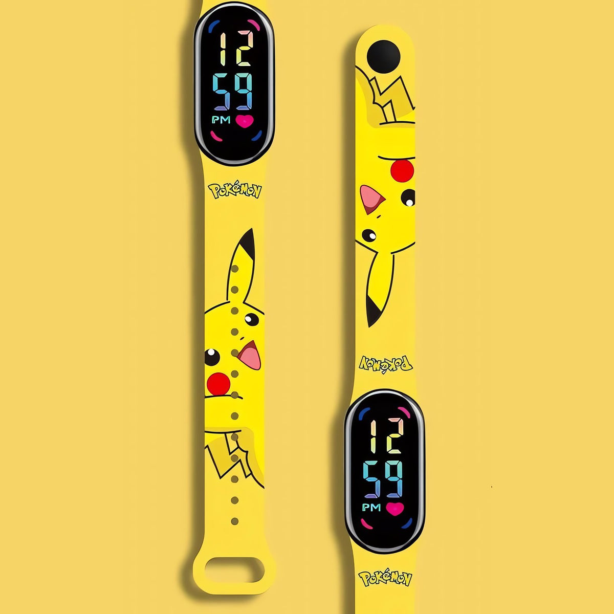 Pikachu kids' wristwatch with colour display – 23
