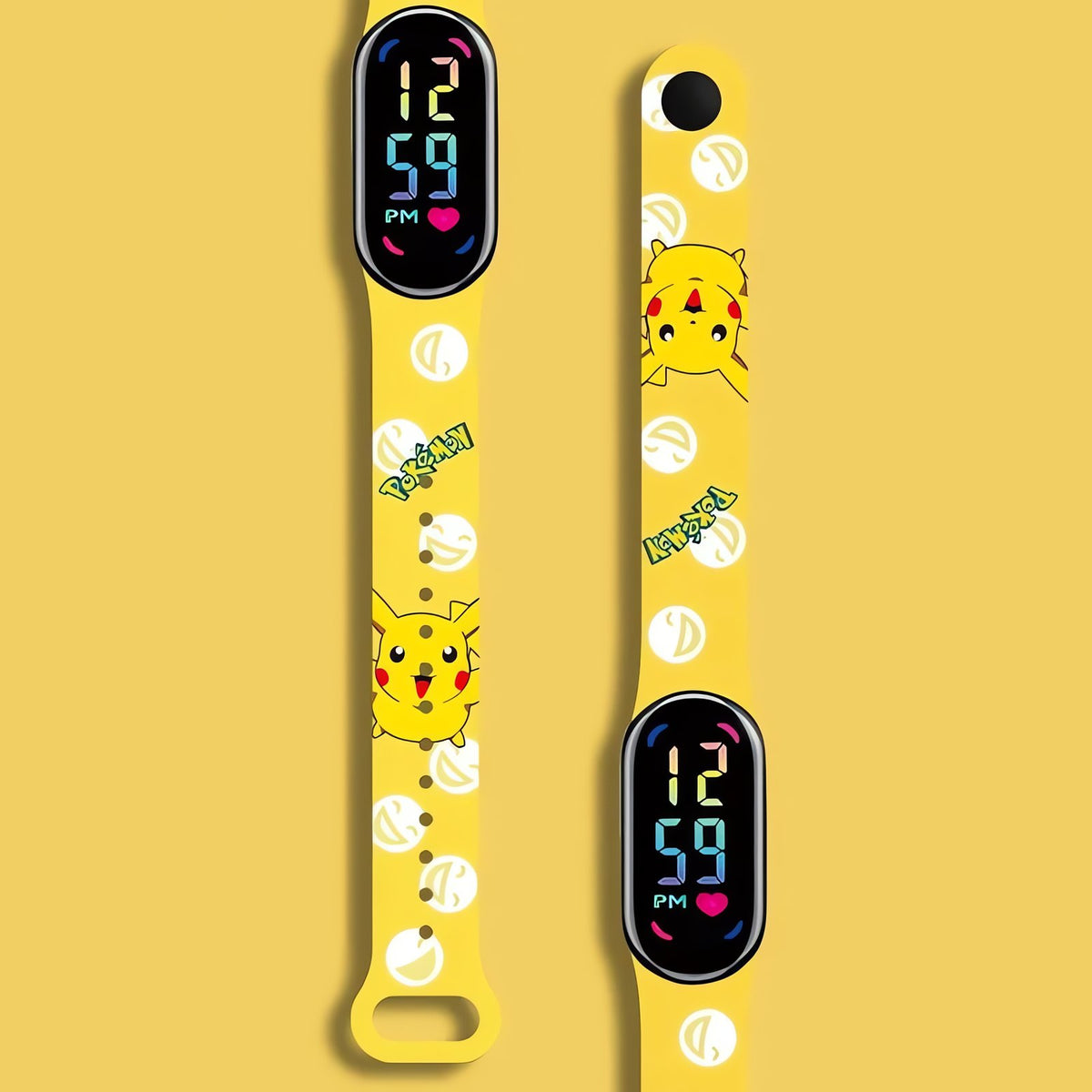 Pikachu kids' wristwatch with colour display – 25