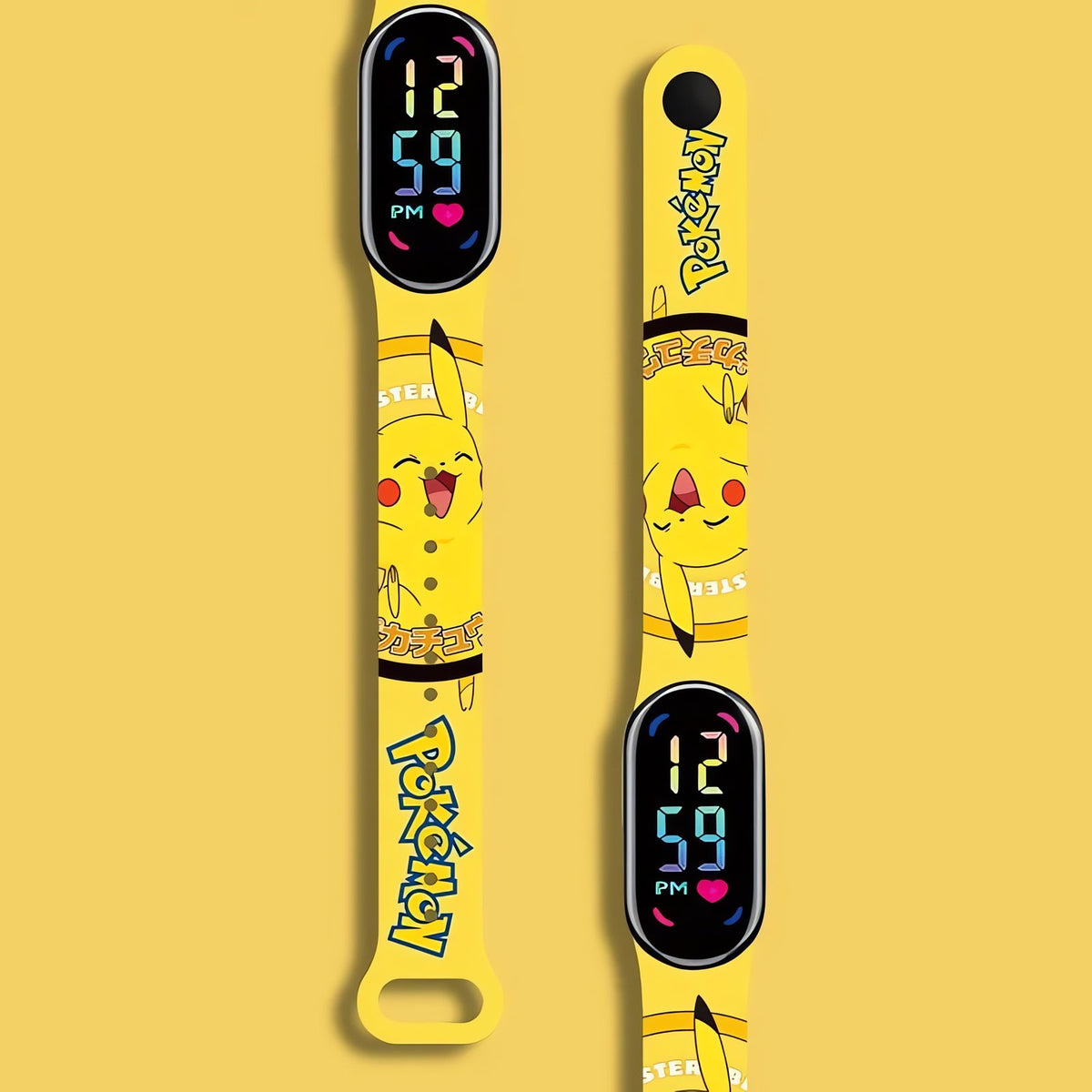 Pikachu kids' wristwatch with colour display – 26