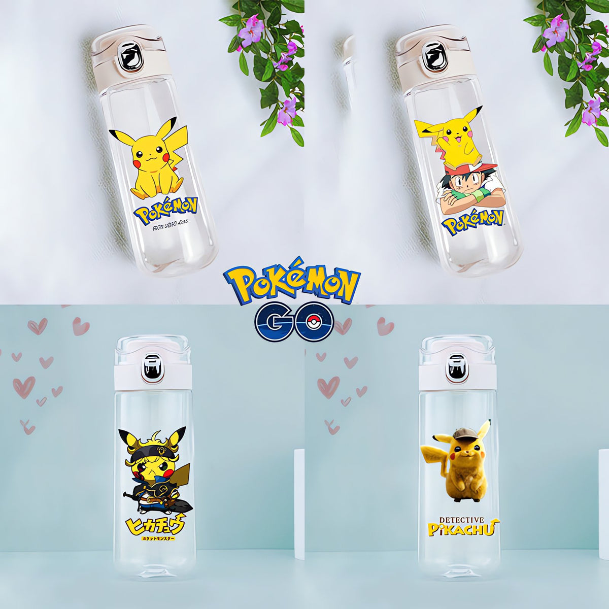 Pikachu kids' water bottle, 400ml