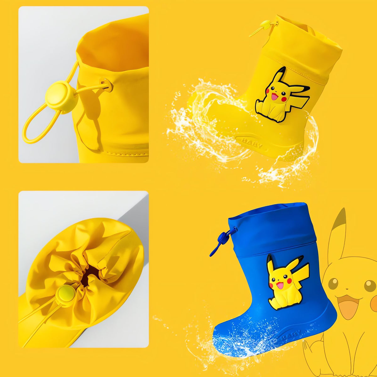 Pikachu kids' wellington boots – photo 5