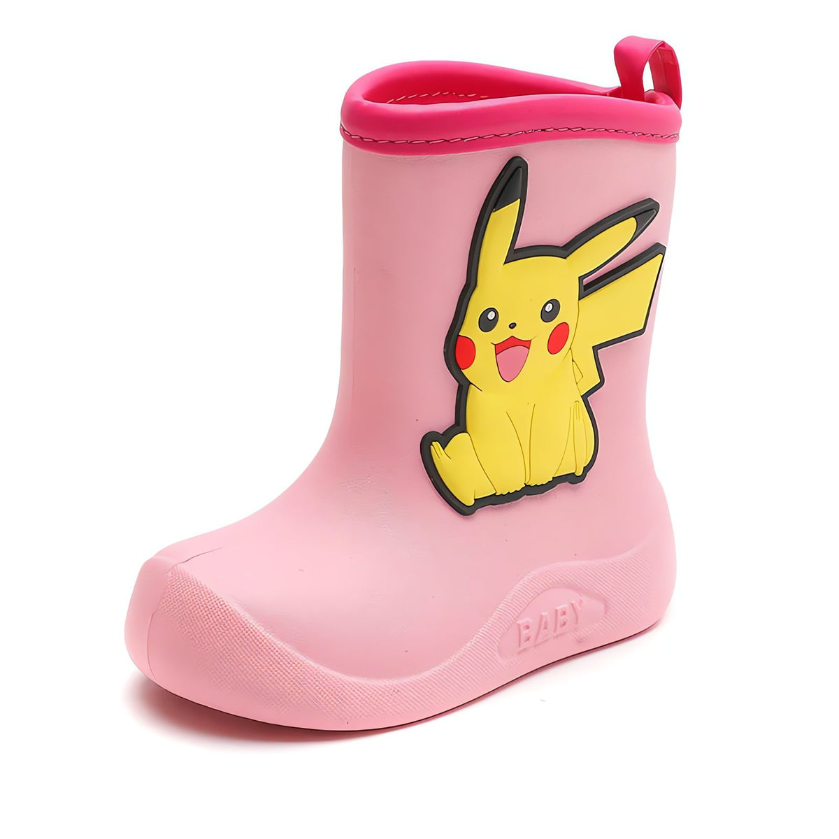 Pikachu kids' wellington boots – Pink