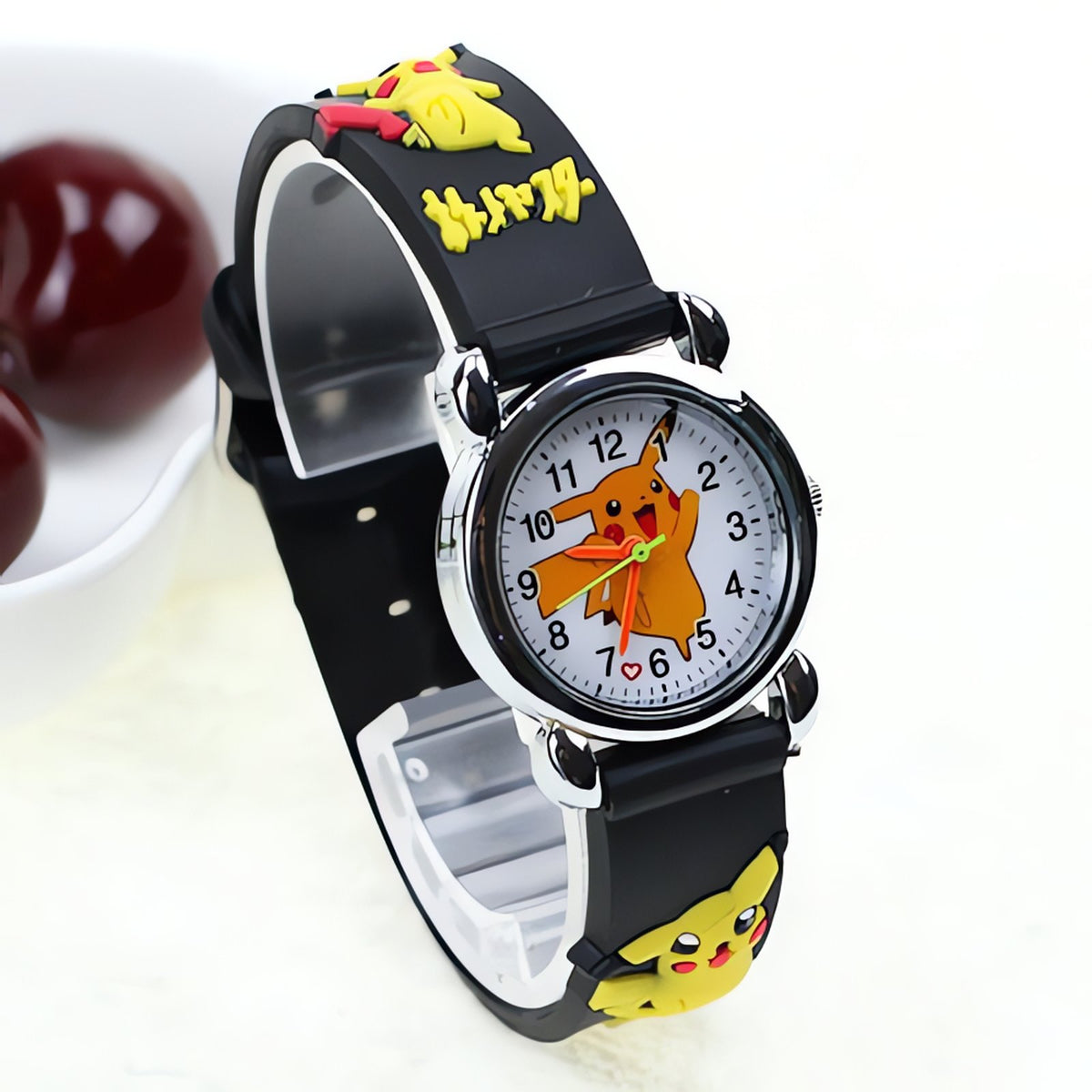 Pikachu kids' wristwatch – Pikachu Black