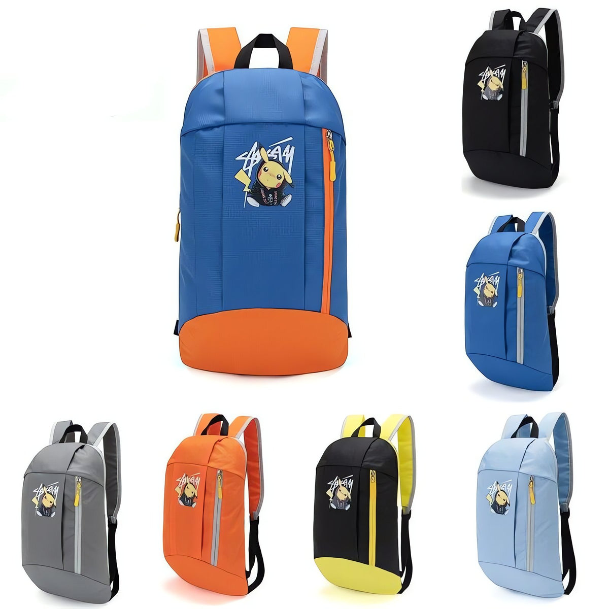 Pikachu backpack with front pocket