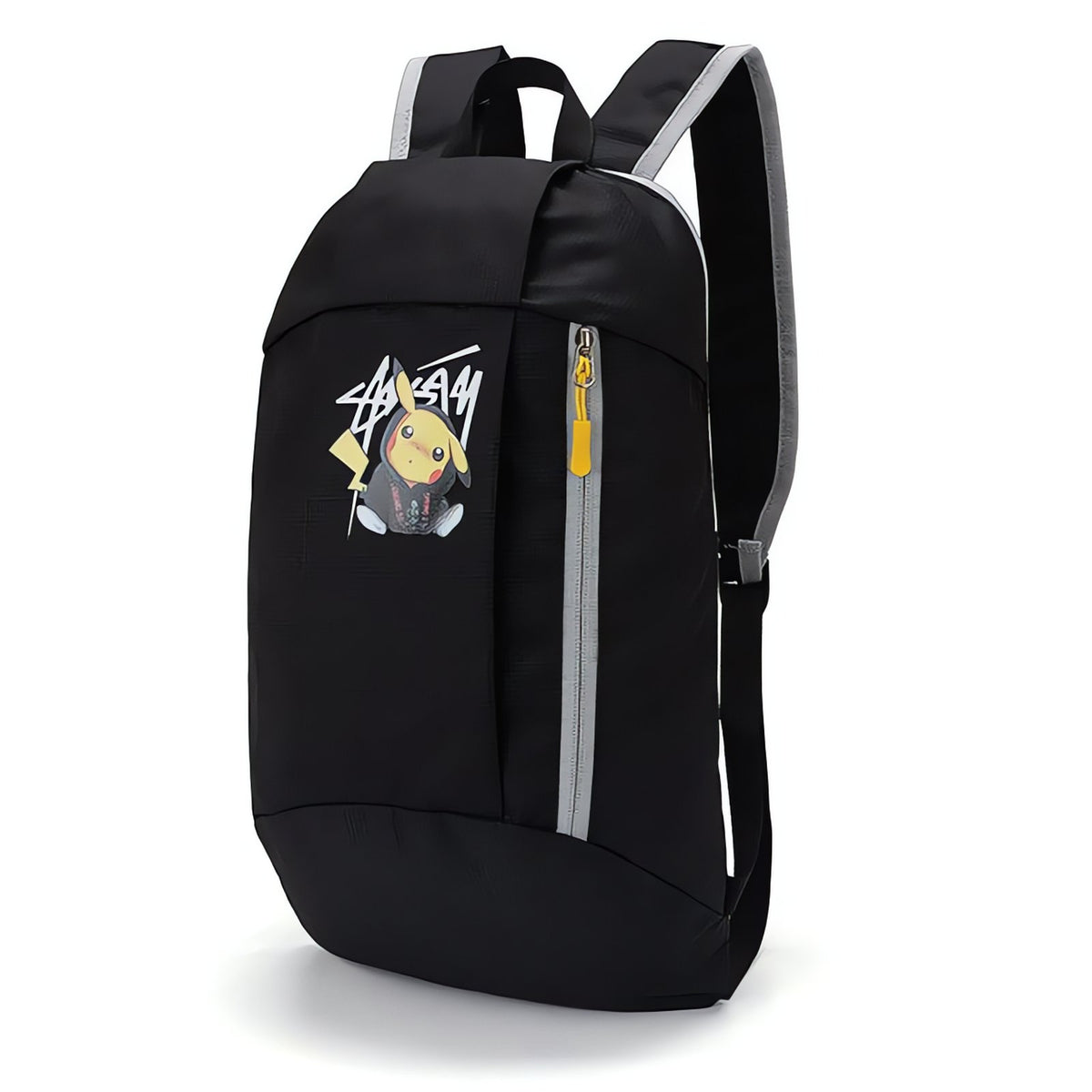 Pikachu backpack with front pocket – Pikachu Black