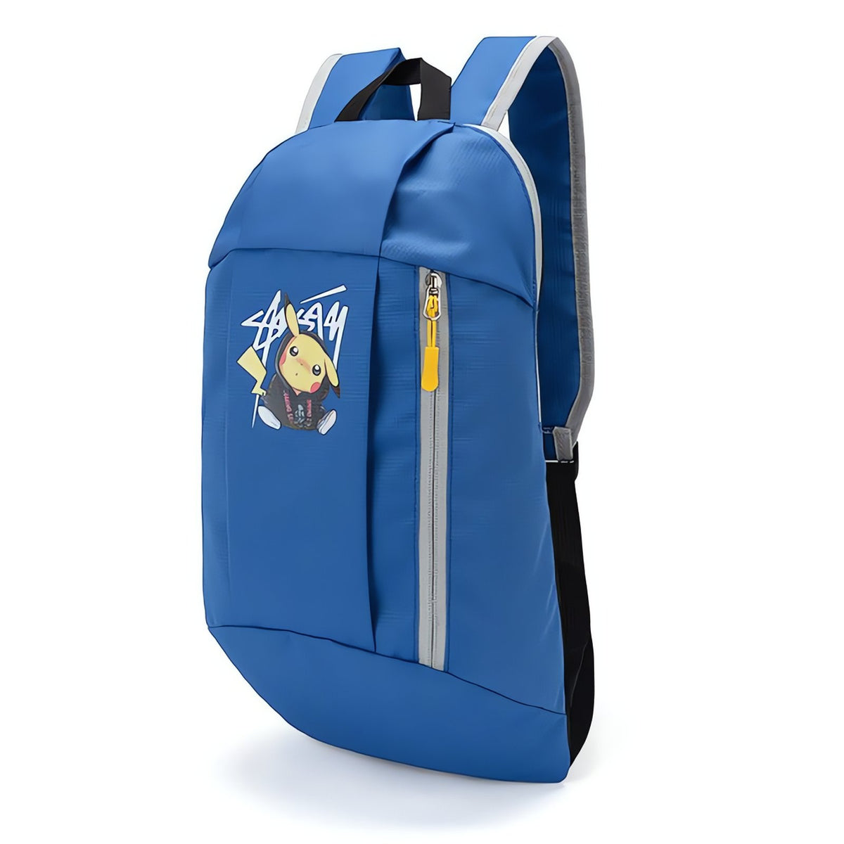 Pikachu backpack with front pocket – Pikachu Blue