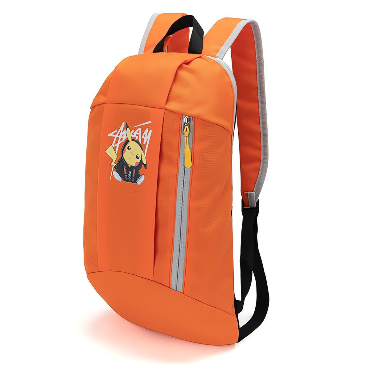 Pikachu backpack with front pocket – Pikachu Orange