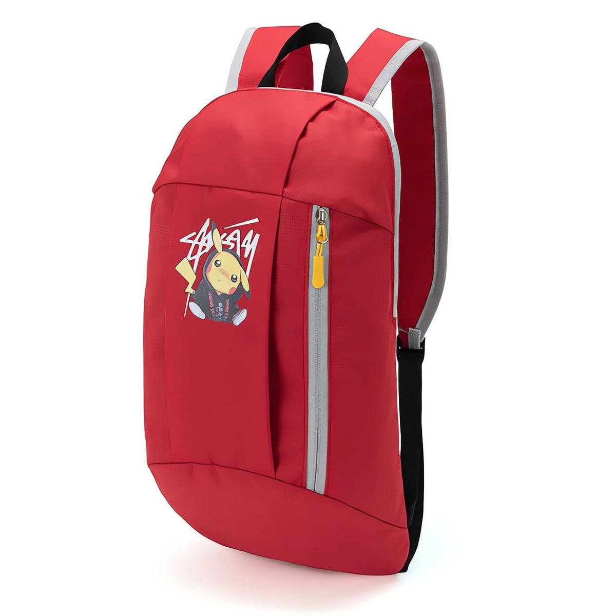 Pikachu backpack with front pocket – Pikachu Red