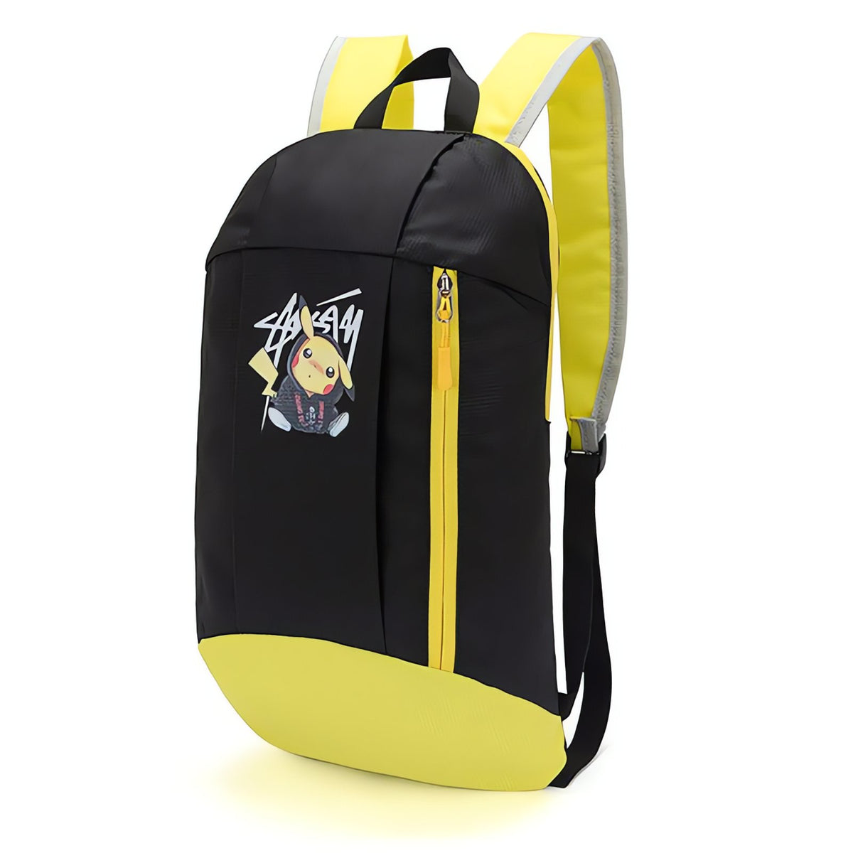 Pikachu backpack with front pocket – Pikachu Yellow