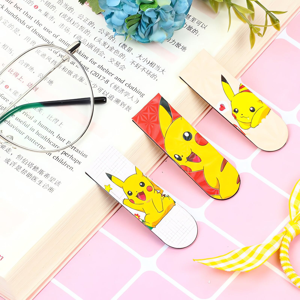 Pikachu magnetic bookmarks – photo 2